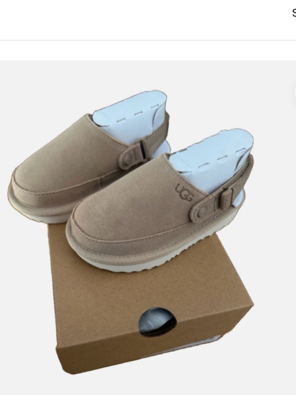UGG Toddler Goldenstar Clog in Sand 8T New In Box